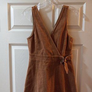Copper Key Women Cordoroy Dress Size Small